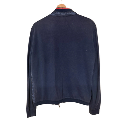 Moncler Maglia Down Cardigan Jacket (Navy)
