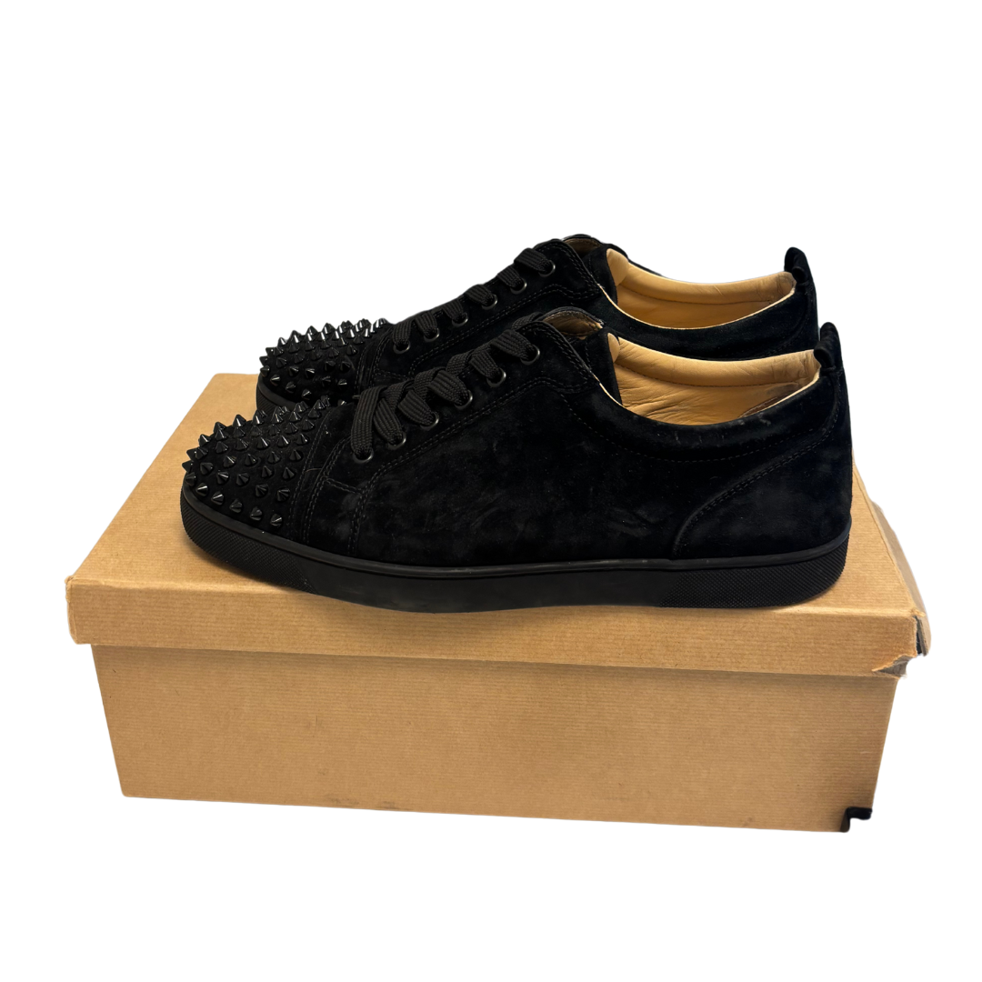 Christian Louboutin Louis Junior Spike Sneakers (Black)