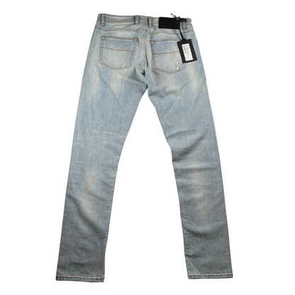 Tramarossa Distressed Slim-fit Jeans (Blue) (New)