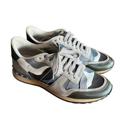 Valentino Garavani Rockrunner Sneakers (Grey) 