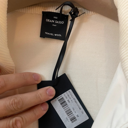 Gran Sasso Cardigan Jacket (Cream) (New)