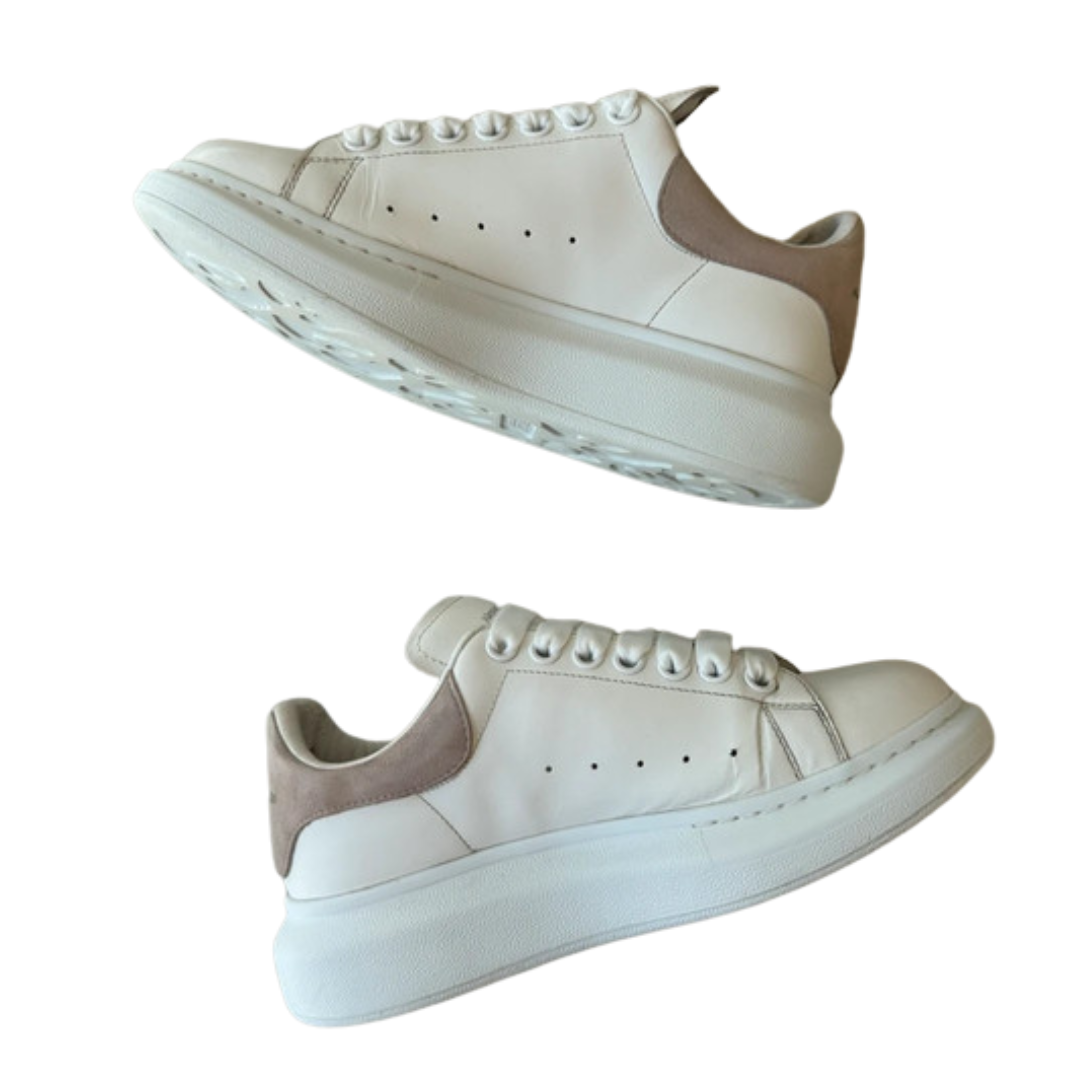 Alexander Mcqueen Sneakers (White Pink) (Womens)