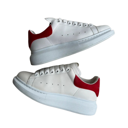 Alexander Mcqueen Sneakers (White Red) (Womens)