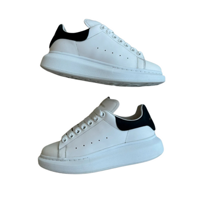Alexander Mcqueen Sneakers (White Black) (Womens)