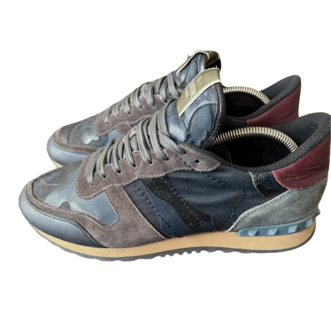 Valentino Garavani Rockrunner Sneakers (Navy)