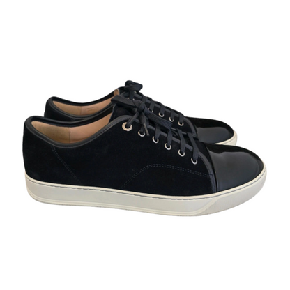 Lanvin Cap Toe Sneakers (Navy)