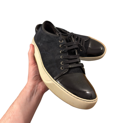 Lanvin Cap Toe Sneakers (Navy)