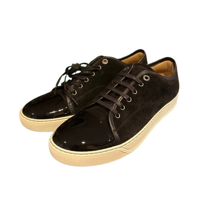 Lanvin Cap Toe Sneakers (Black) (New)