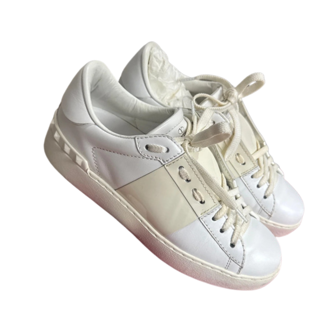 Valentino Garavani Open Sneakers (Patent Yellow) (Women's)