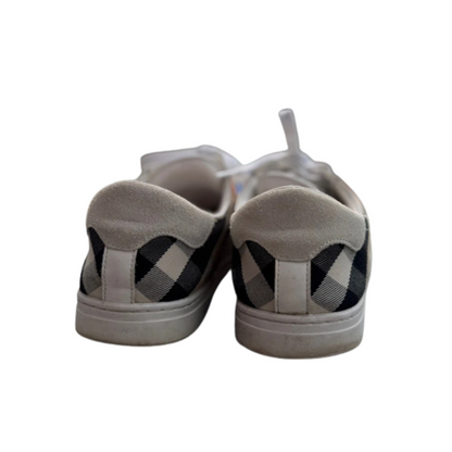 Burberry Checkered Low Sneakers (White)