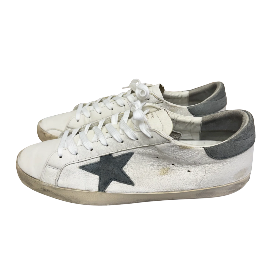 Golden Goose Superstar Sneakers (White Grey)