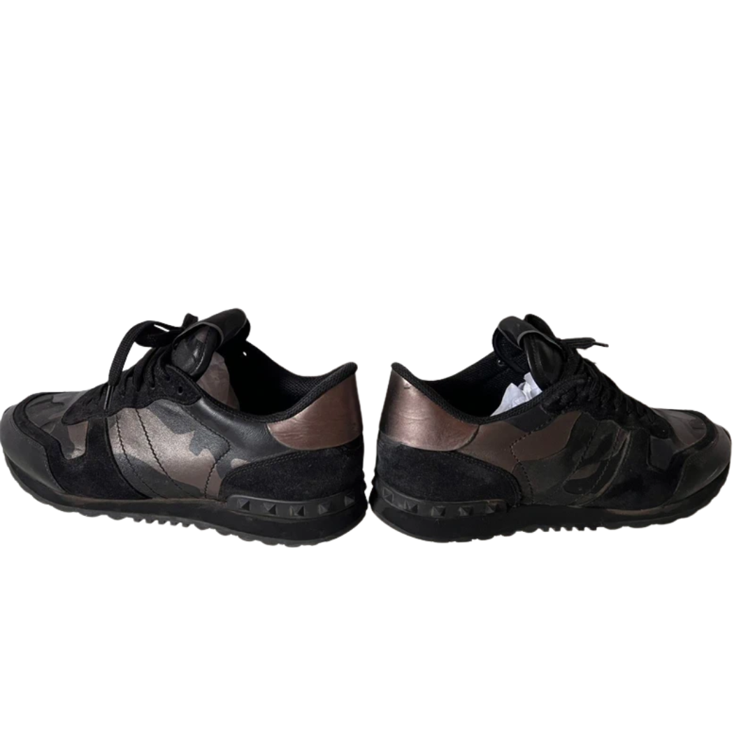 Valentino Garavani Rockrunner Sneakers (Black)