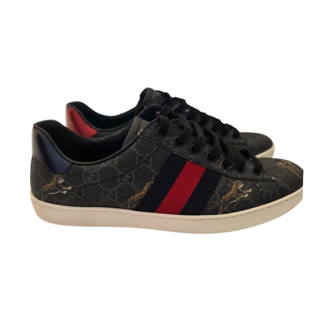 Gucci Ace Sneakers (Black)