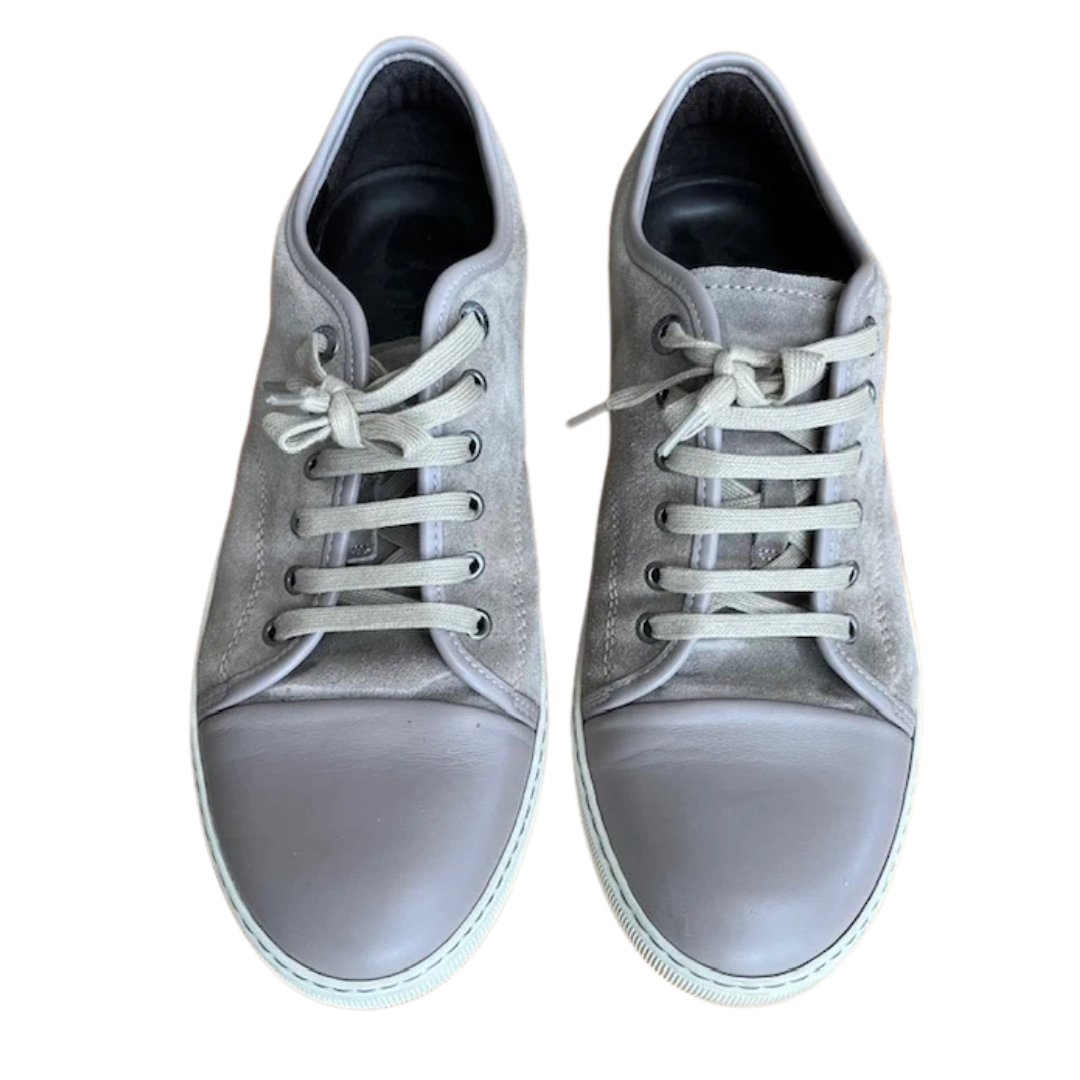 Lanvin Cap Toe Sneakers (Beige)