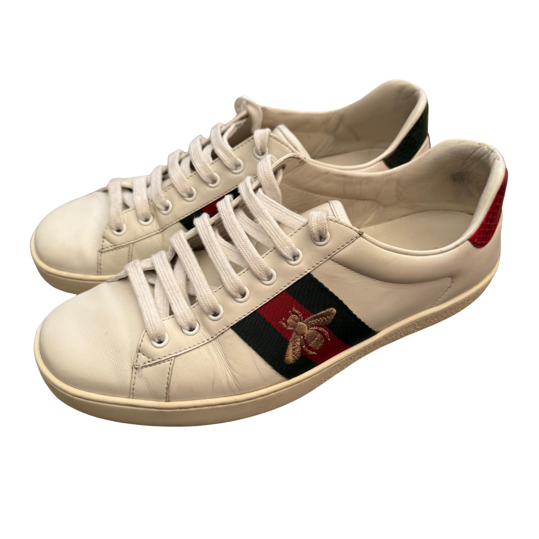 Gucci Ace Sneakers (White)