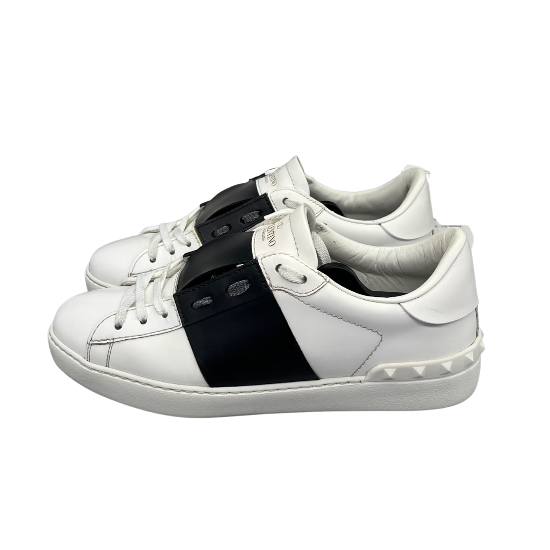 Valentino Garavani Open Sneakers (White Black)