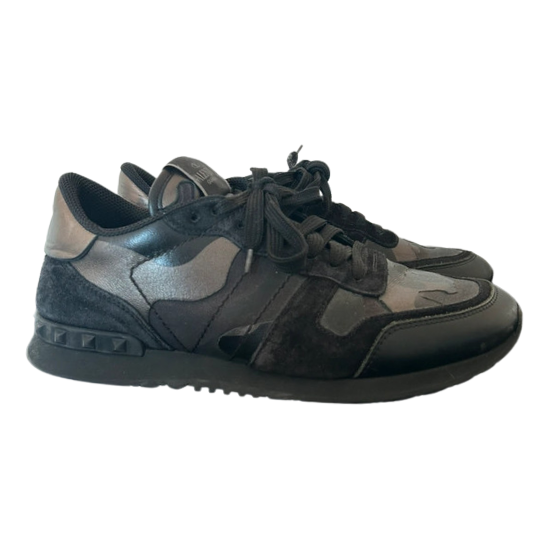 Valentino Garavani Rockrunner Sneakers (Black)
