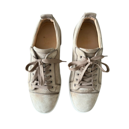 Christian Louboutin Louis Junior Sneakers (Beige)
