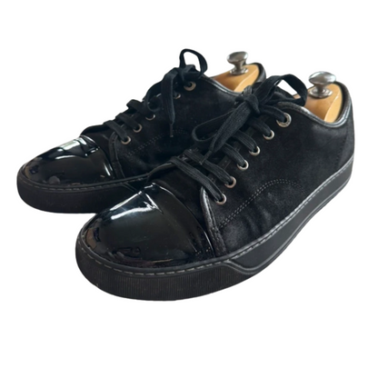 Lanvin Cap Toe Sneakers (Black)