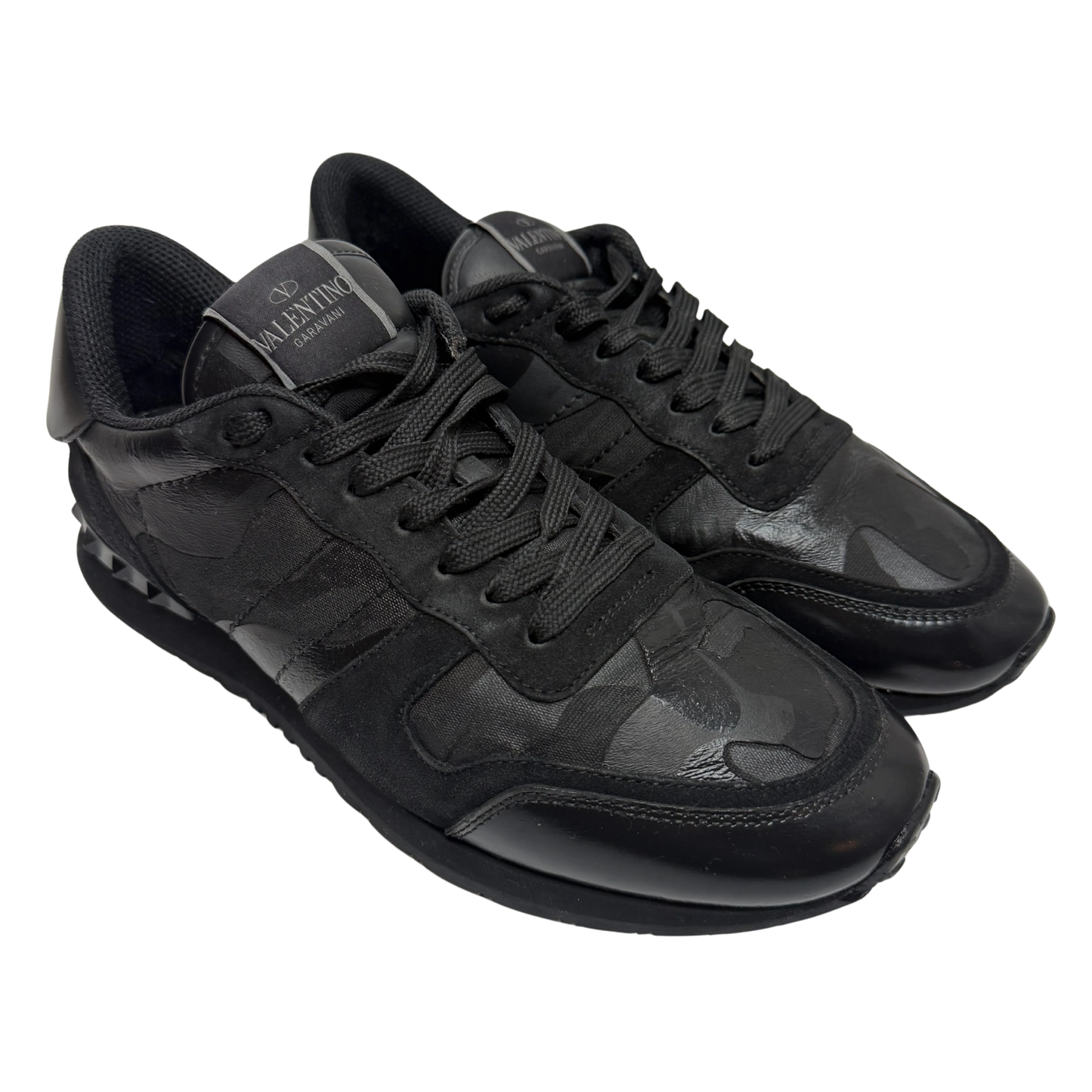 Valentino rockrunner sneakers (black)