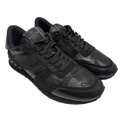 Valentino rockrunner sneakers (black)