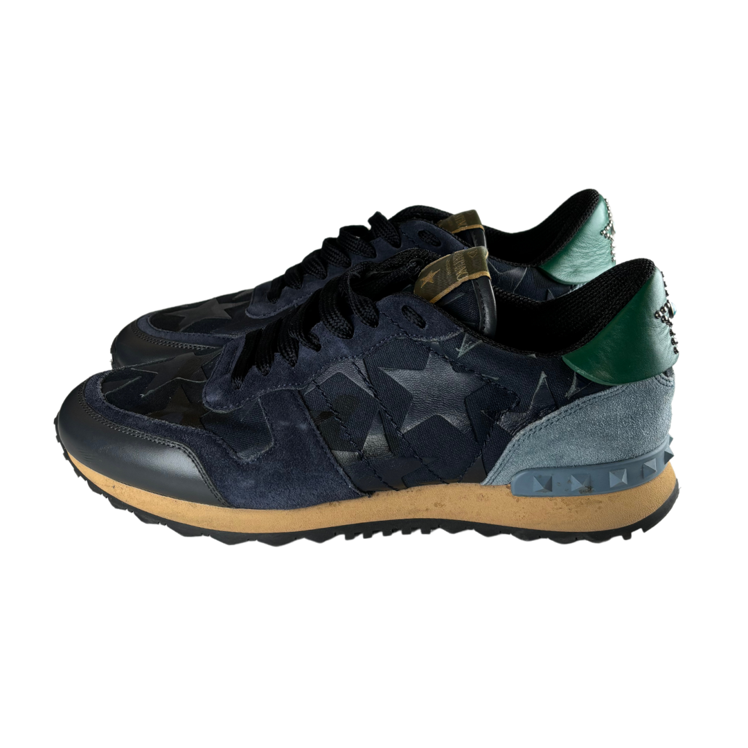 Valentino Garavani Rockrunner Sneakers (Navy)