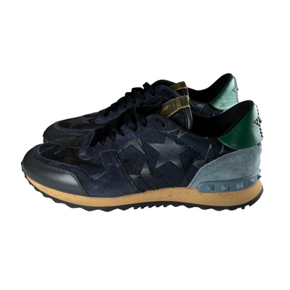 Valentino Garavani Rockrunner Sneakers (Navy)