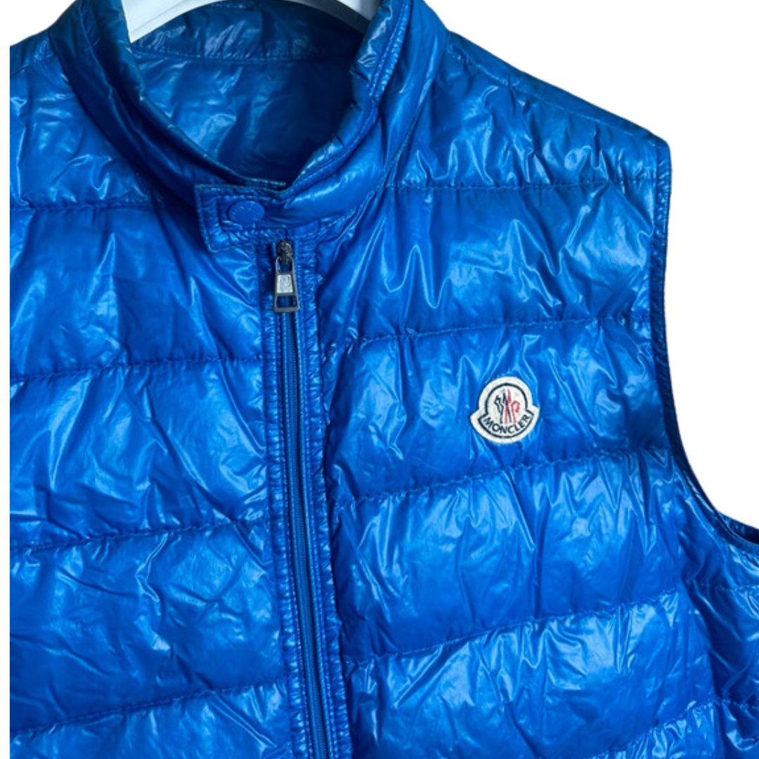 Moncler Gui Gilet Vest (Blue)