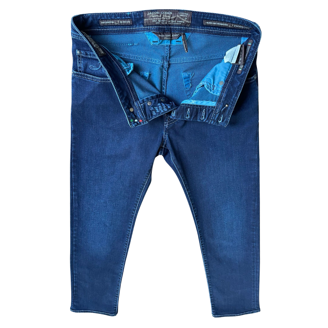 Jacob Cohën 688 Special Edition Slim Fit Jeans (Navy)