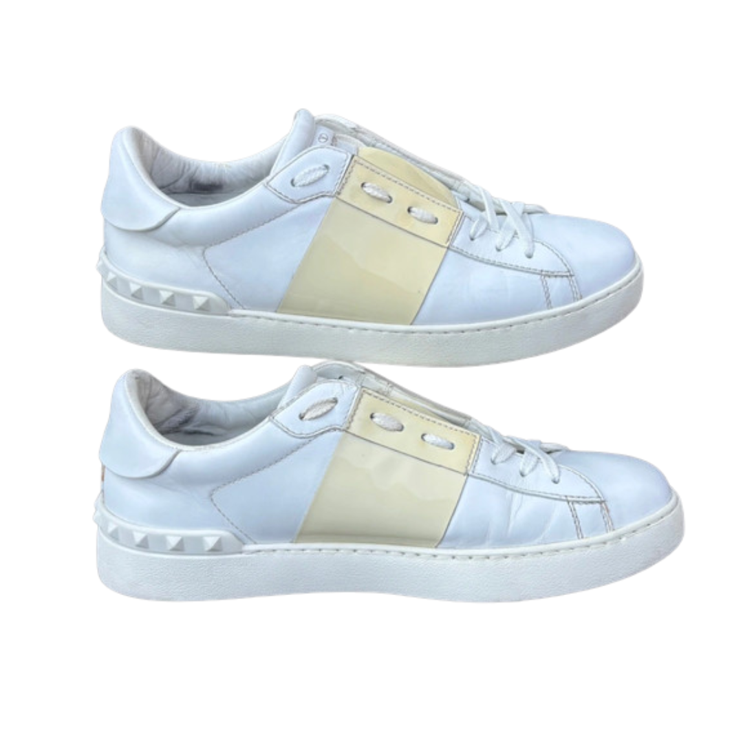 Valentino Garavani Open Sneakers (Patent Yellow) (Women's)