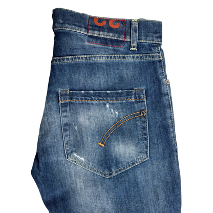 Dondup Mius Distressed Skinny-fit Jeans (Navy) (New)