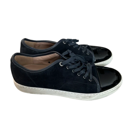 Lanvin Cap Toe Sneakers (Navy)