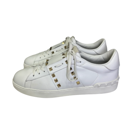 Valentino Garavani Rockstud Open Sneakers (White)