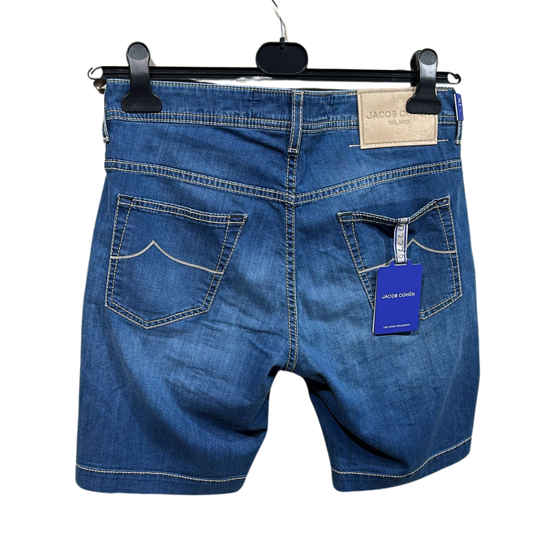 Jacob Cohën Lou Bermuda Shorts (Navy) (New)