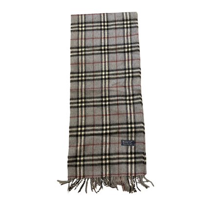 Burberry Scarf (Grey) (Vintage)