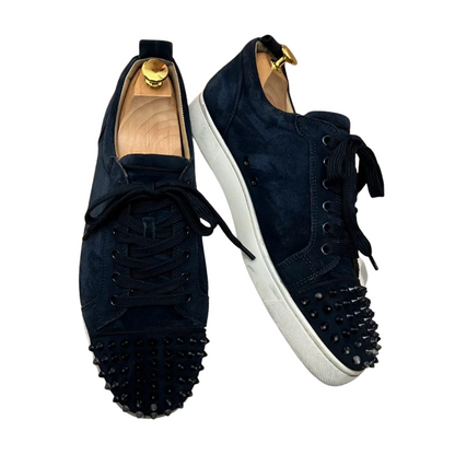 Christian Louboutin Louis Junior Spike Sneakers (Navy)