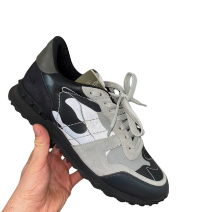 Valentino Garavani Rockrunner Sneakers (Black)