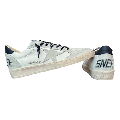 Golden Goose Ballstar Sneakers (White Grey) (New)