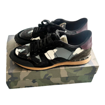 Valentino Garavani Rockrunner Sneakers (Black Camo)