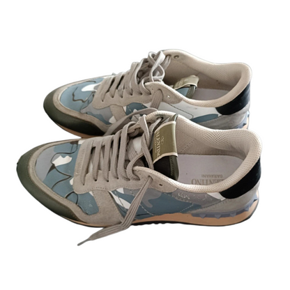 Valentino Garavani Rockrunner Sneakers (Grey) 