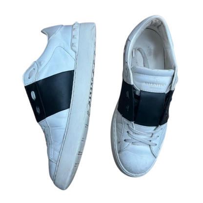 Valentino Garavani Open Sneakers (White Gold) (Women's)