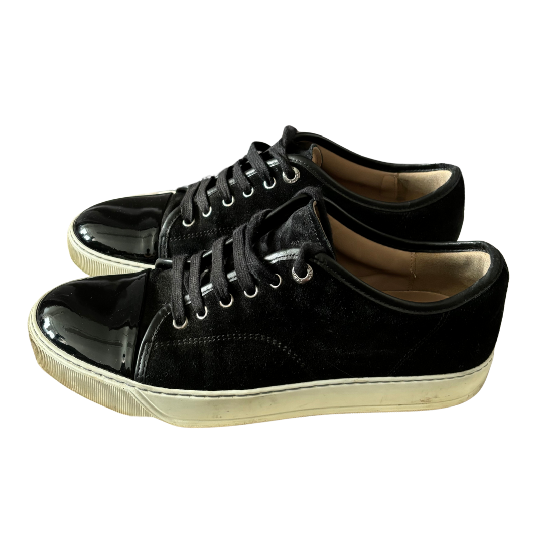 Lanvin Cap Toe Sneakers (Black)