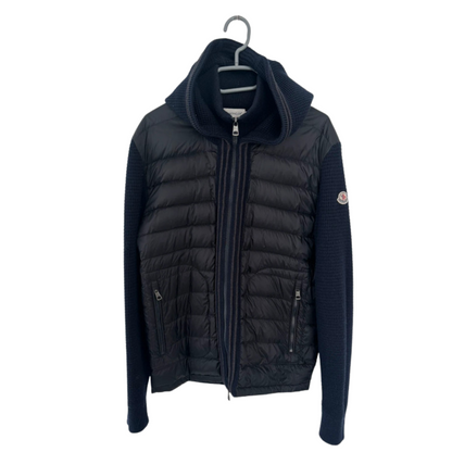 Moncler Maglione Tricot Cardigan Jacket (Navy)