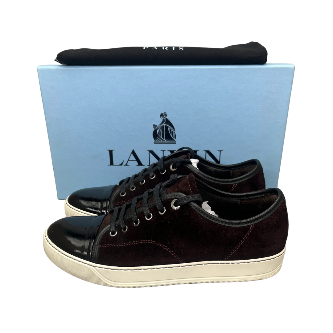Lanvin Cap Toe Sneakers (Burgundy)