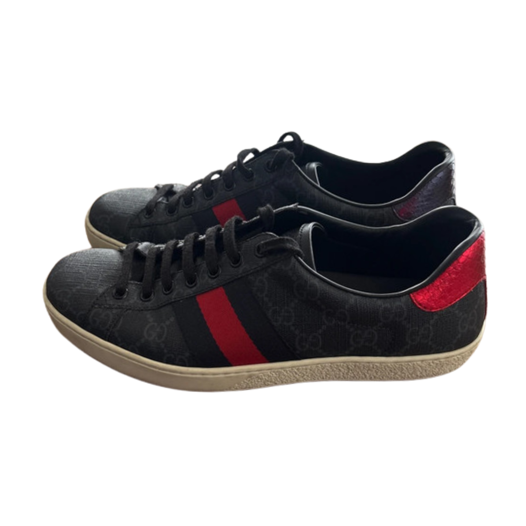 Gucci Ace Sneakers (Black)
