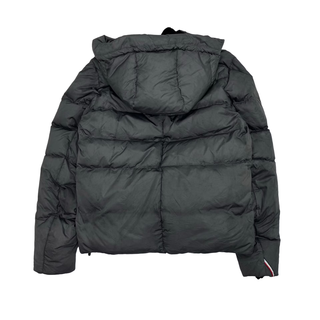 Moncler Grenoble Eggstock Hooded Down Jacket (Grey)