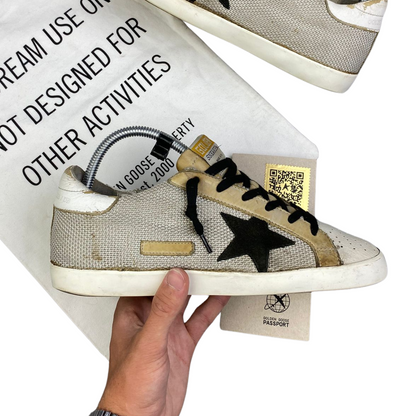 Golden Goose Superstar Sneakers (Beige Grey) (Women's)