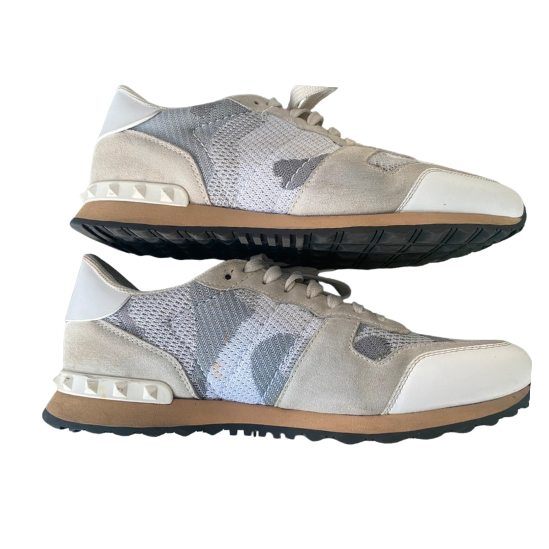 Valentino Garavani Rockrunner Sneakers (White)