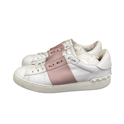 Valentino Garavani Open Sneakers (White Pink) (Womens)