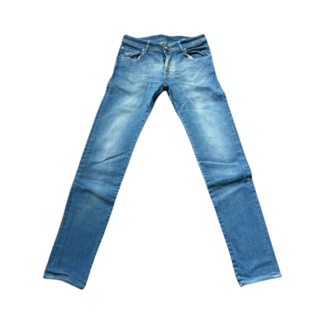 Jacob Cohën Nick Slim Fit Jeans (Navy Blue)
